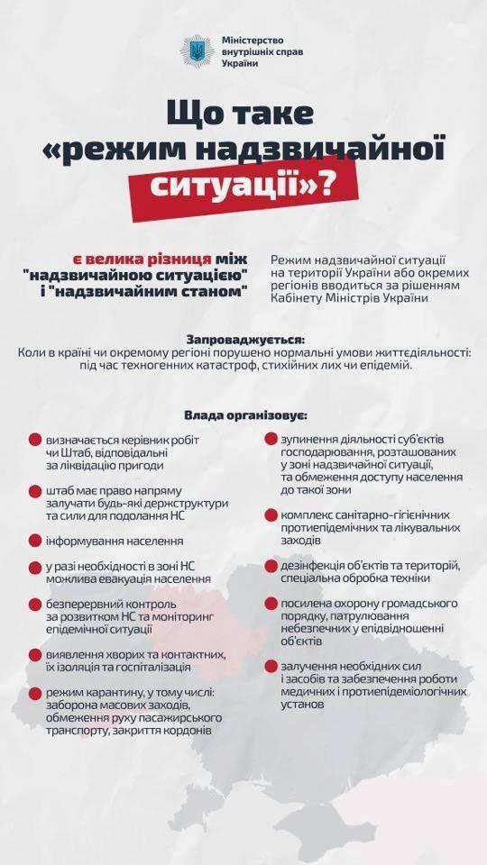 Режим ЧС введен в Киеве и семи областях Украины