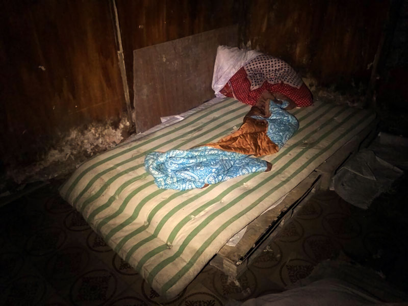 Подвал, в котором держали подсудимых