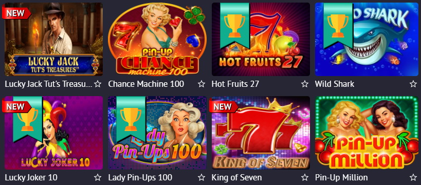 игровые автоматы онлайн казино Пинап