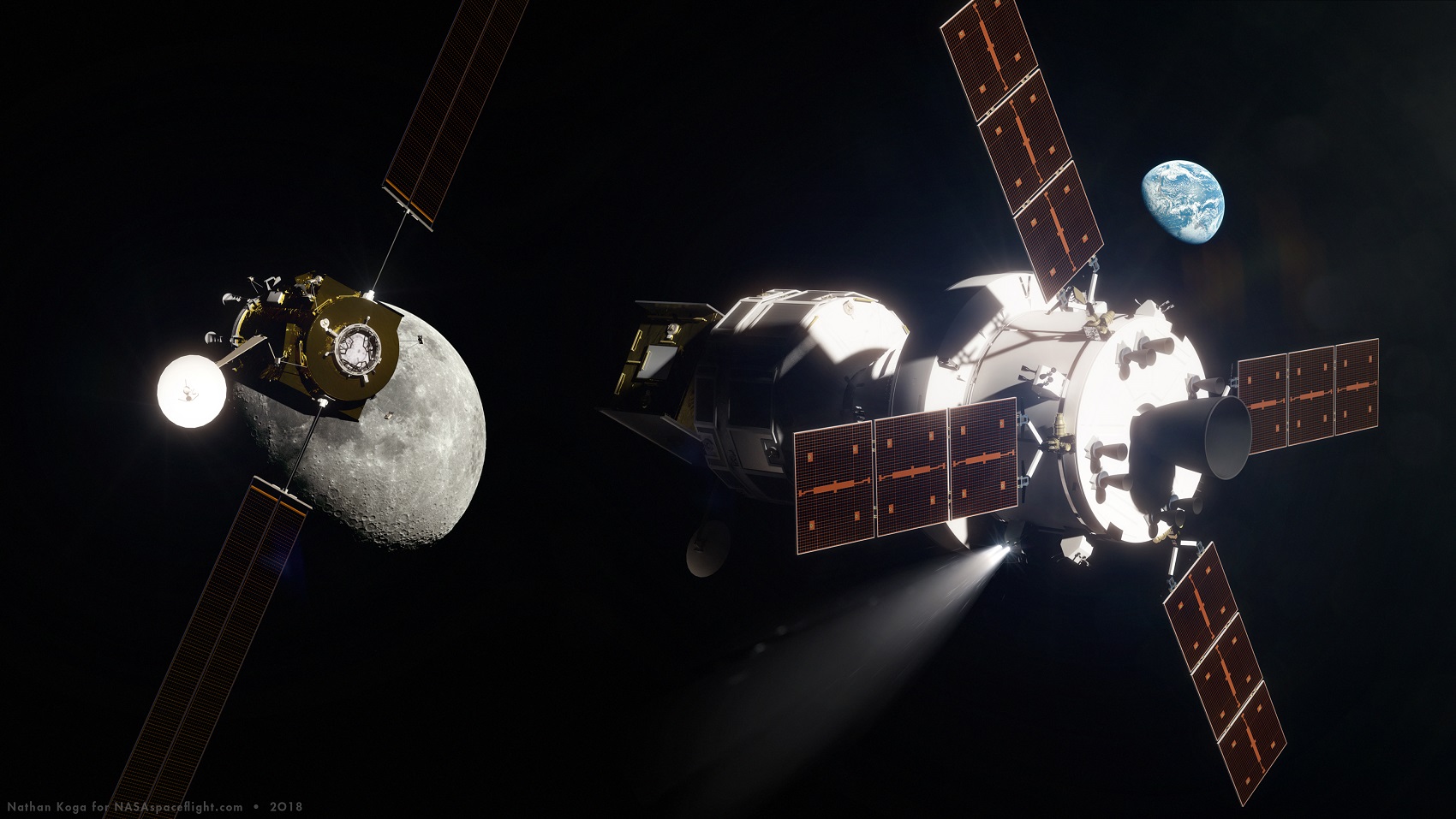NASA решило пересмотреть программу создания лунной орбитальной станции Lunar Gateway