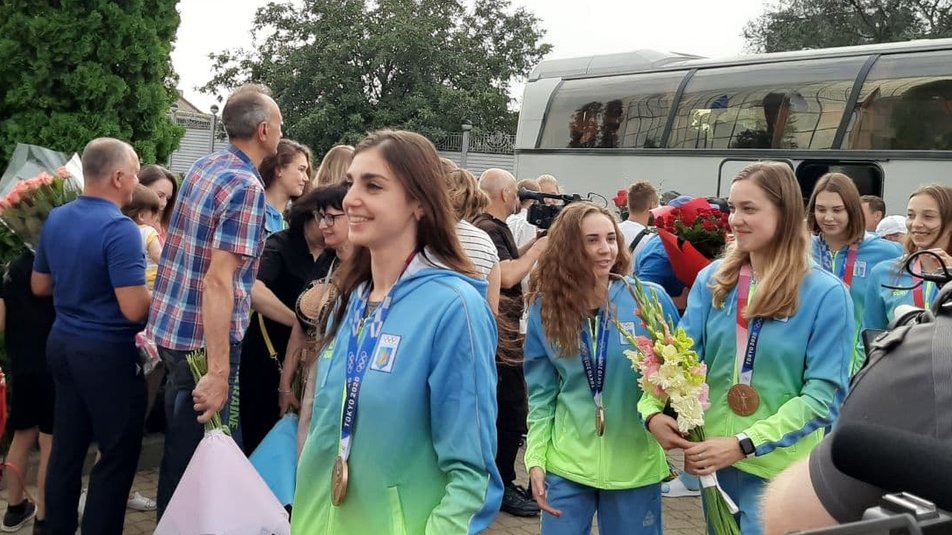 В Харьков вернулись синхронистки - бронзовые призеры Олимпиады-2020