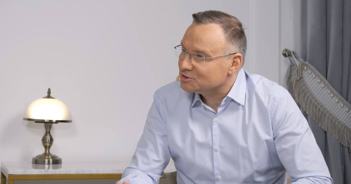 Президент Польщі А. Дуда / Скріншот з YouTube Kanal Zero