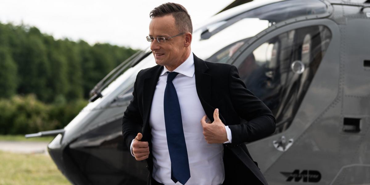 Міністр закордонних справ і зовнішньоекономічних зв'язків Угорщини Петер Сійярто / Фото Népszava