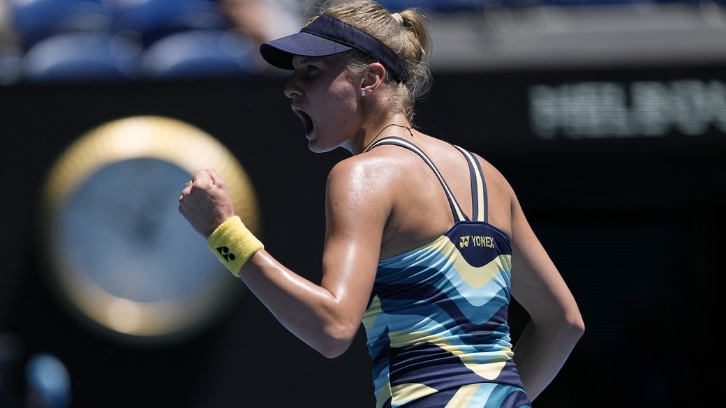 Українська тенісистка Даяна Ястремська під час Australian Open / Фото AP