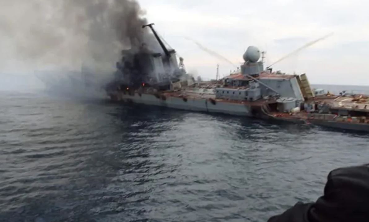 Украинские ракеты попали в российский крейсер "Москва" / Фото из открытых источников