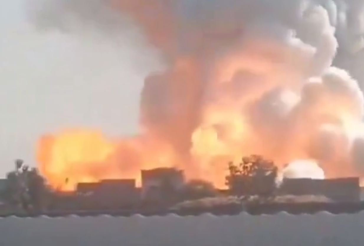 Вибух на піротехнічний фабриці у Індії / Скріншот з відео