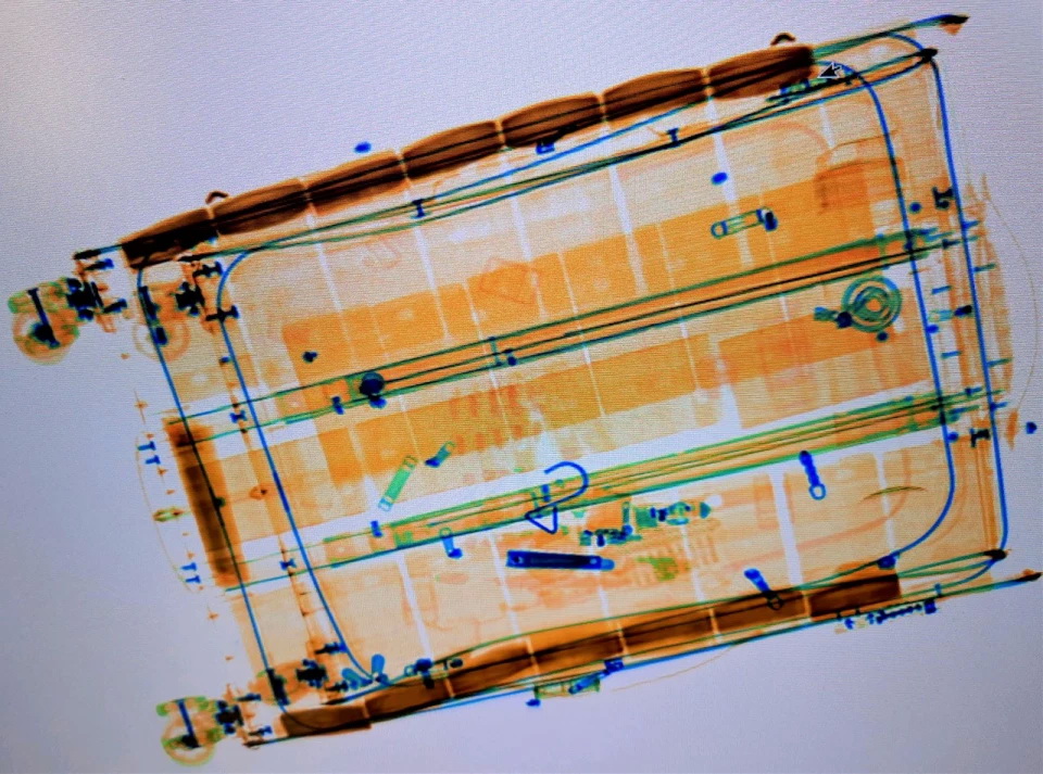 Валіза з контрабандою / Митниця Німеччини