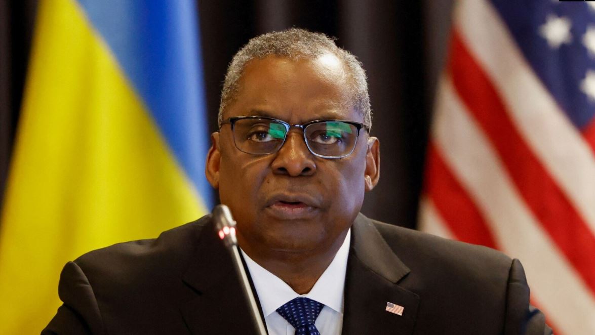 Міністр оборони США Ллойд Остін під час засідання Контактної групи з питань оборони України / Фото Reuters