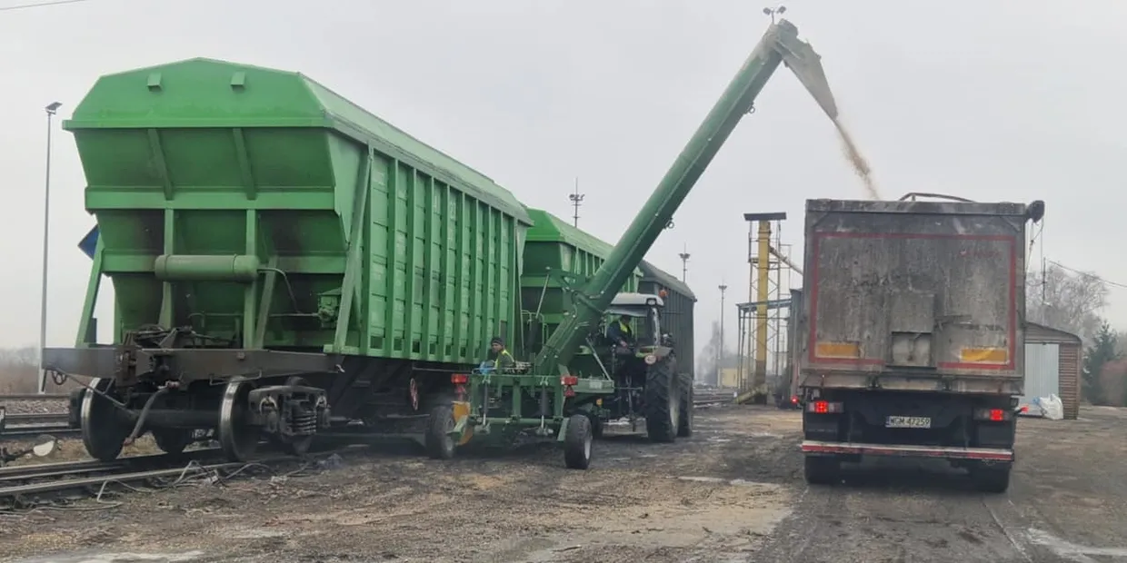 Залізничний термінал у Грубешові Польща / Фото: Agro-Upol