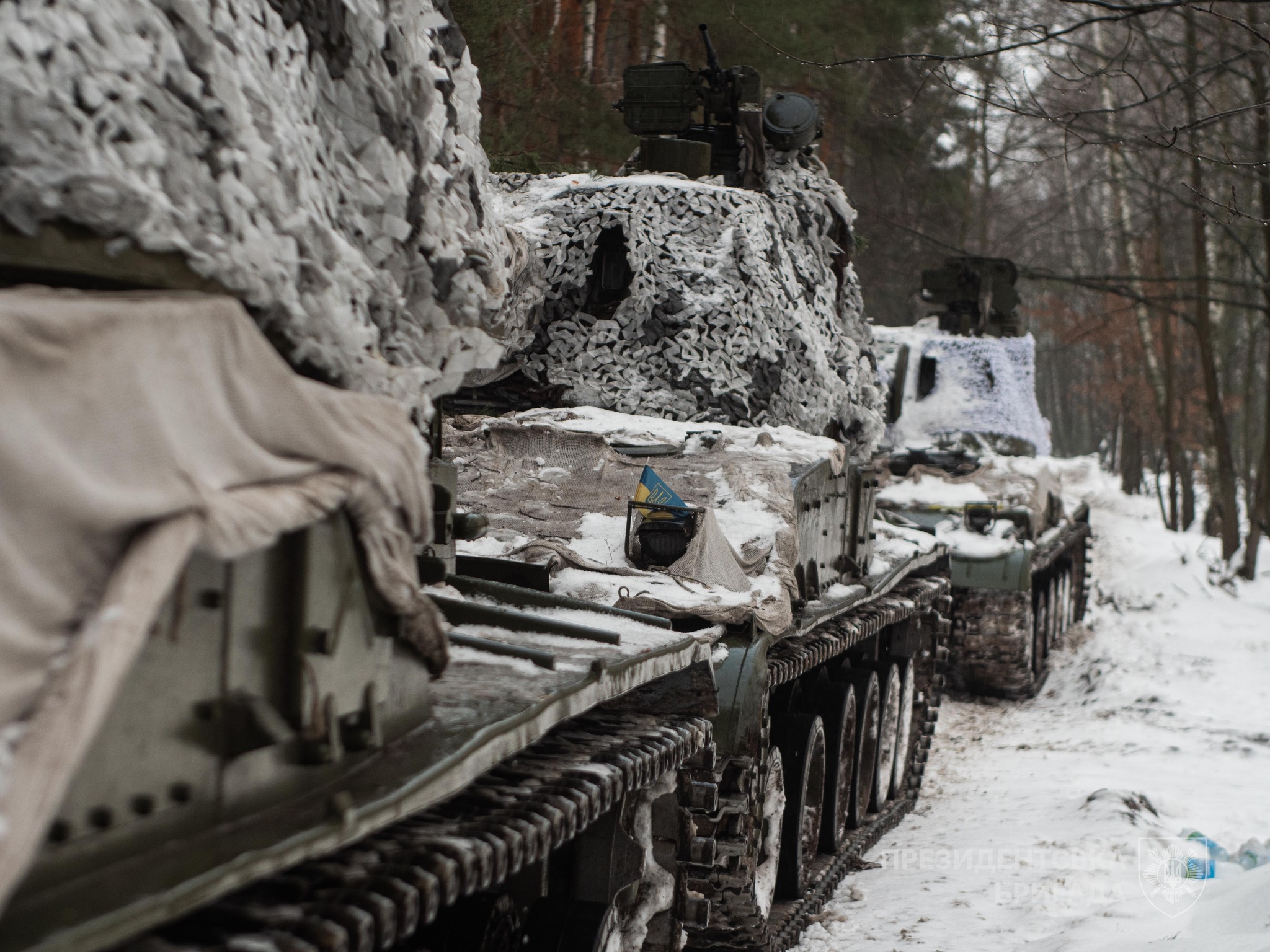 Колонна САУ на Сході України / Фото з Facebook ОСУВ Таврія