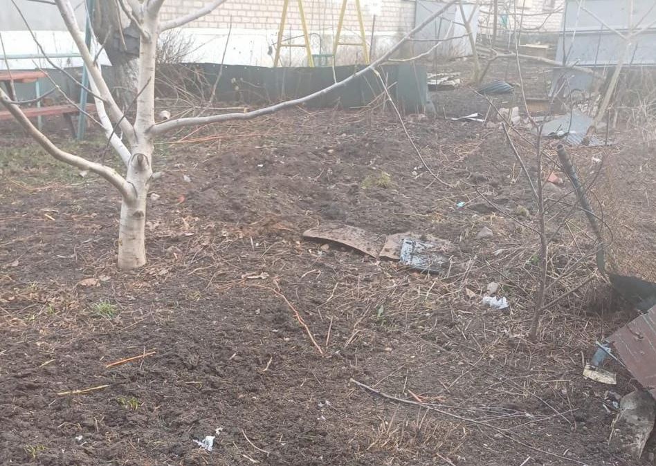 Последствия российского обстрела Николаевки / Фото: Донецкая ОВА