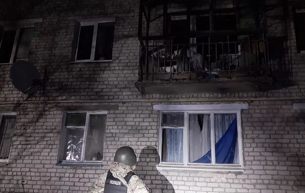 Окупанти вдарили по селищу Зоря на Донеччині / Фото з телеграм-каналу Вадима Філашкіна