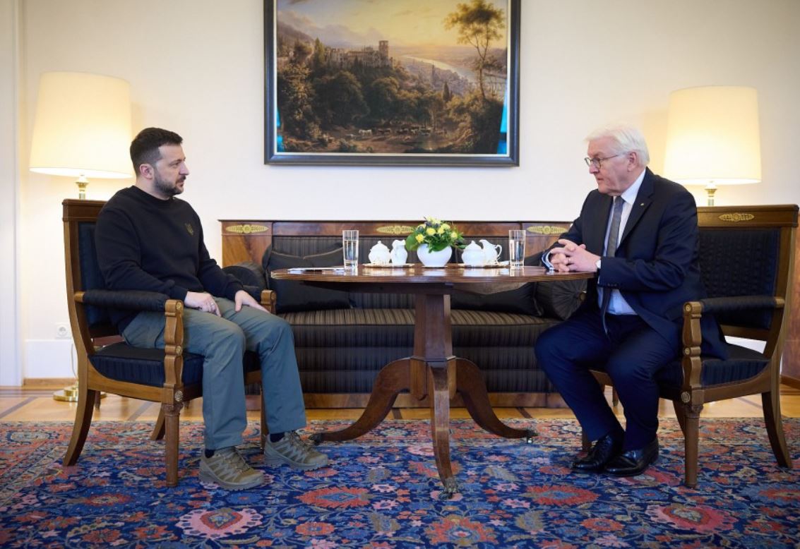 Президент України Володимир Зеленський та президент Німеччини Франк-Вальтер Штайнмаєр / Фото: ОП