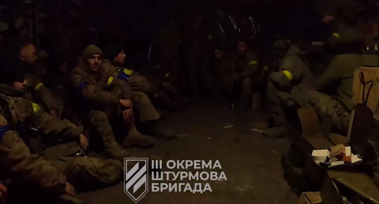 Бійці 3 ОШБр (Скриншот із відео)