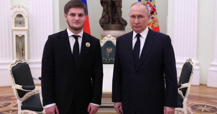 Ахмат Кадиров на нагородженні в Кремлі / Фото ТАСС