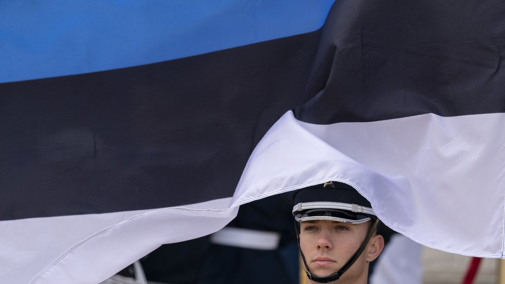 Флаг Эстонии / Иллюстративное фото: Associated Press