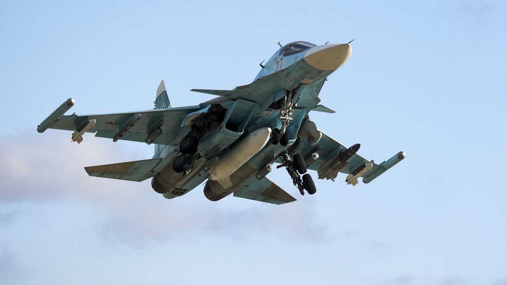 Истребитель-бомбардировщик Су-34 РФ / Иллюстративное фото: AP