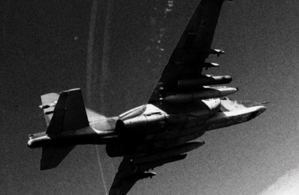 Російський Су-25 / Фото з тг-каналу Fighterbomber