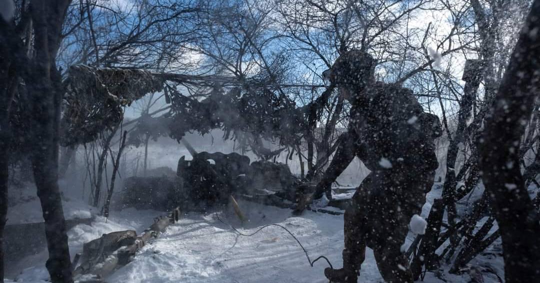 Бойова робота гармашів 93-ї бригади Холодний Яр / Фото Генштаб ЗСУ