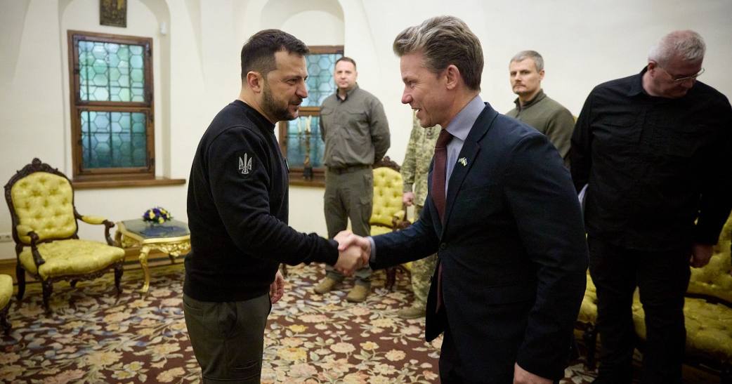 Владимир Зеленский и Пол Йонсон / Фото ОПУ
