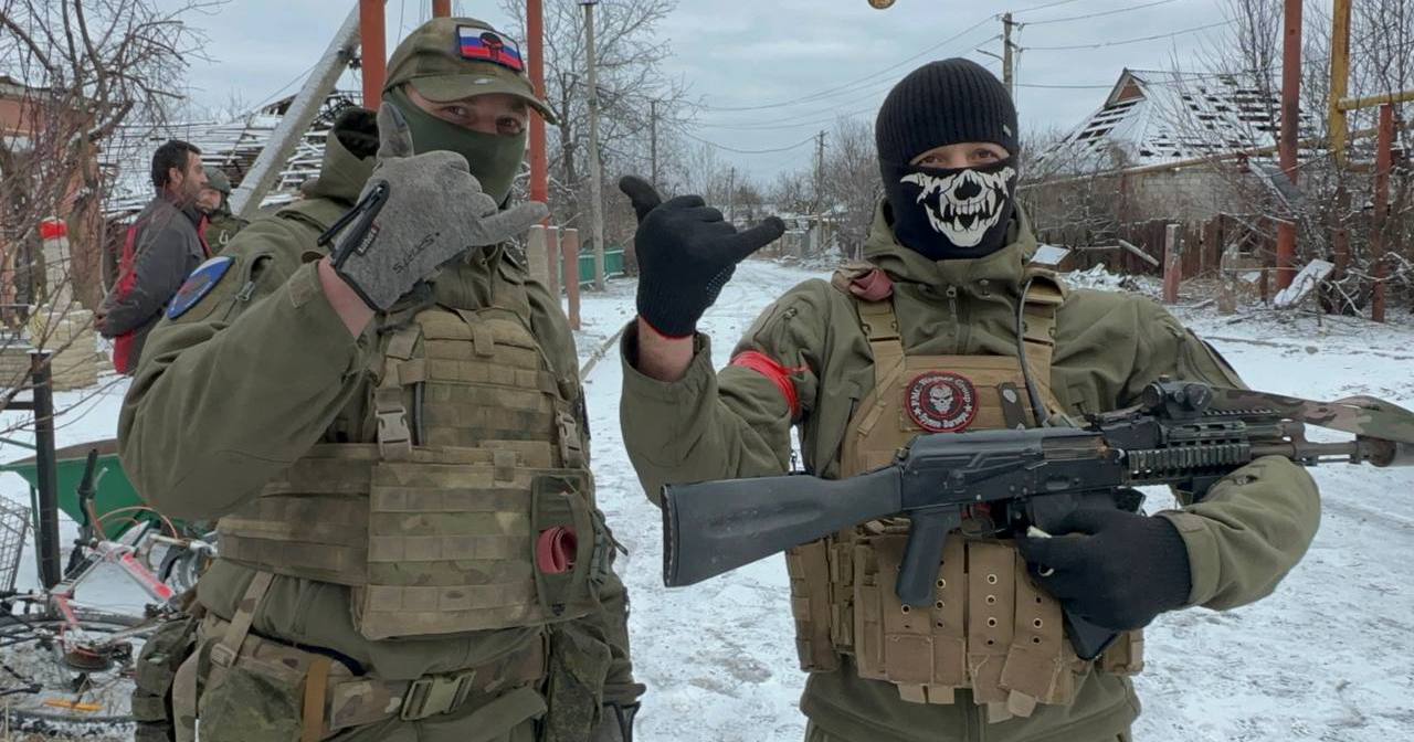 Найманці ПВК “Вагнера” в Авдіївці / Фото з пропагандиського телеграм-каналу