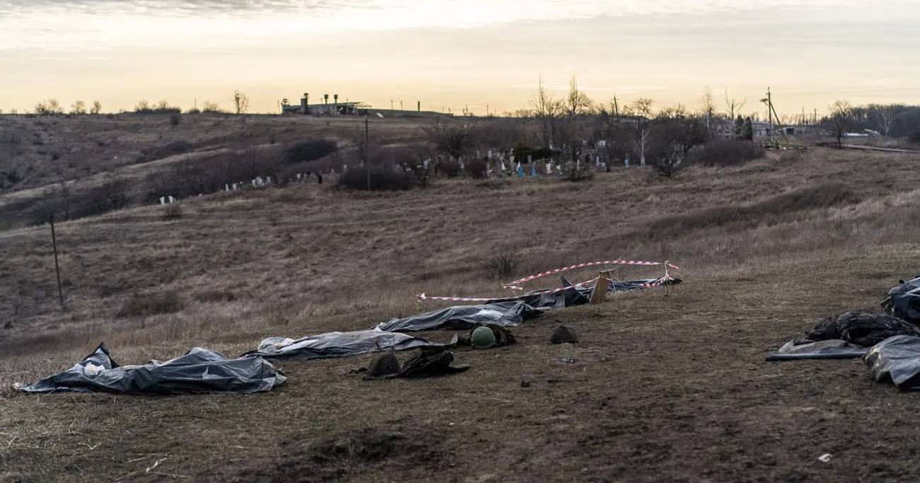 Тела погибших российских солдат / Фото Anadolu
