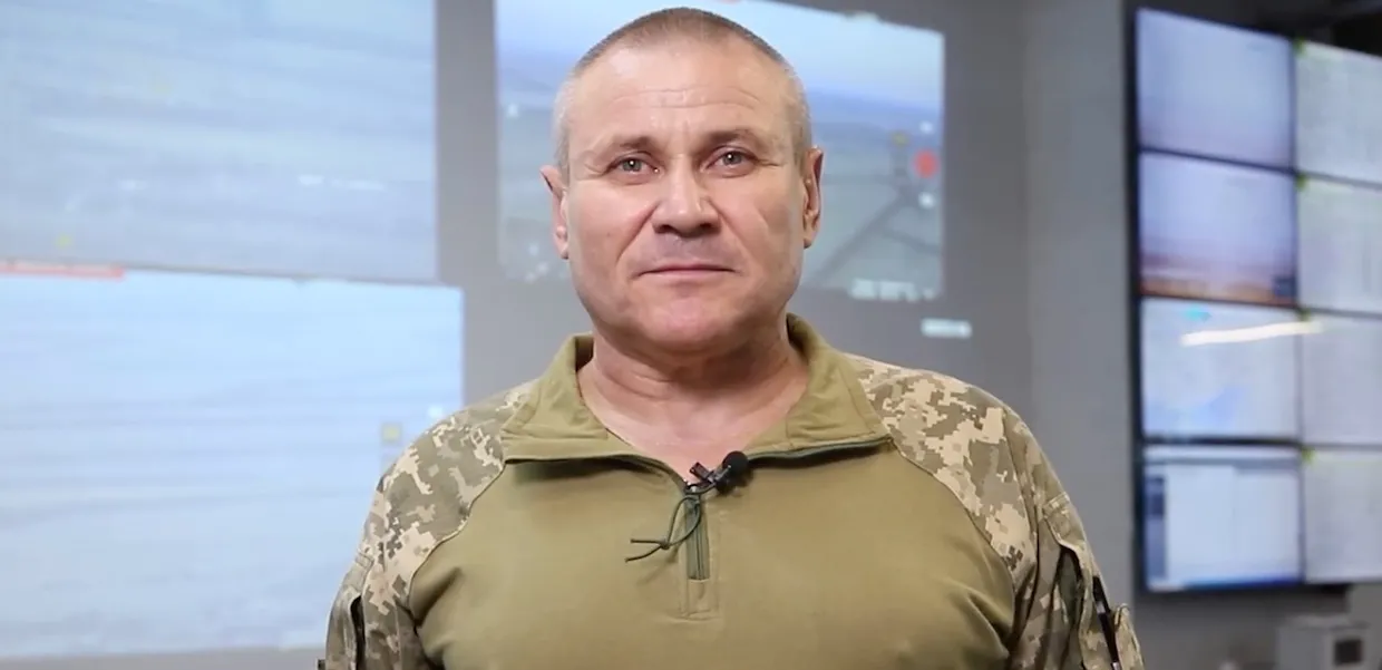 Командующий Сил обороны Таврического направления Александр Тарнавский / Скриншот из видео