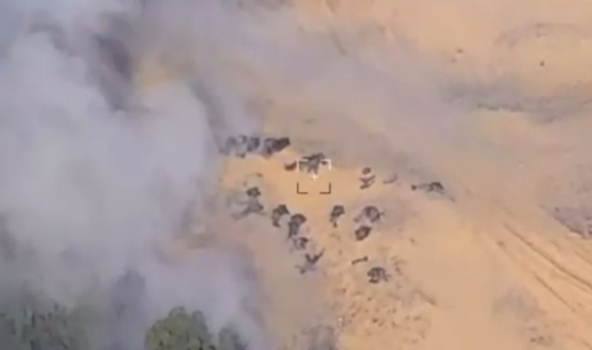 Удар по російським окупантам / Скриншот з відео