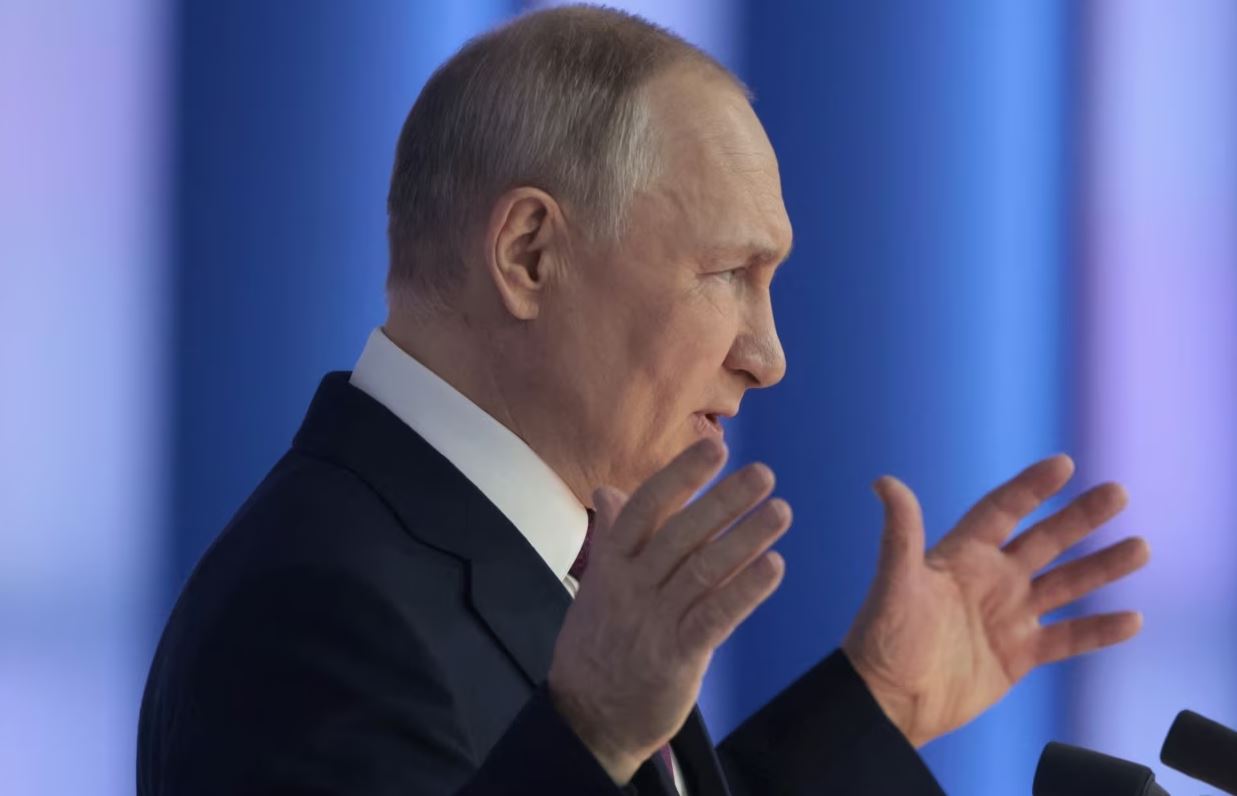 Володимир Путін звертається до Федеральних зборів РФ / Фото: Reuters 