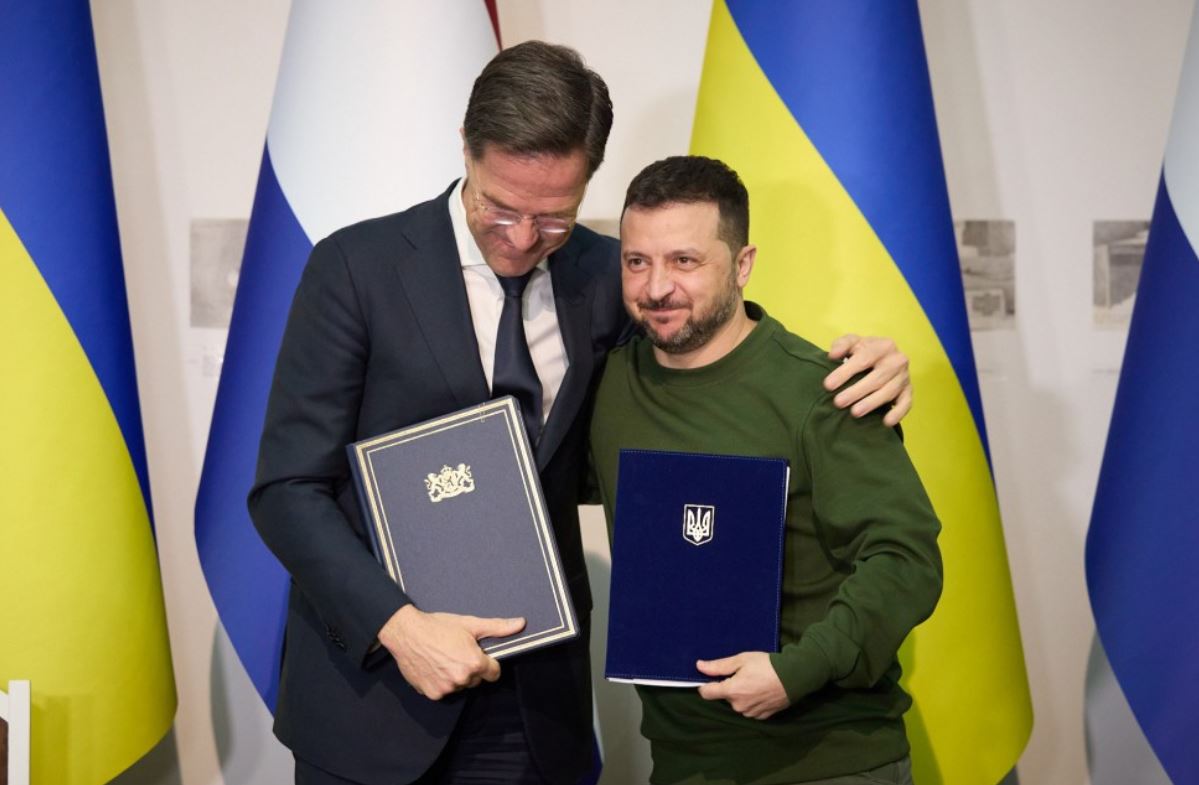 Владимир Зеленский и Марк Рютте провели встречу в Харькове / Фото: ОП