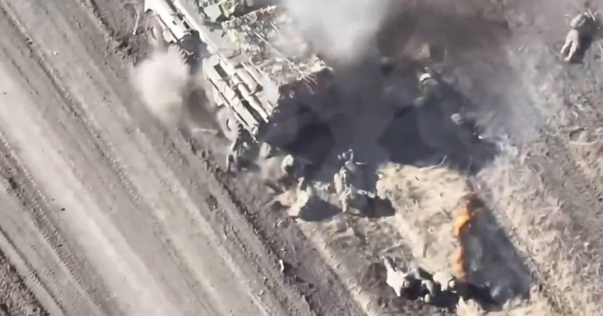 Гибель российской штурмовой группы / Скриншот видео роты ударных БПЛА Strike Drones Company