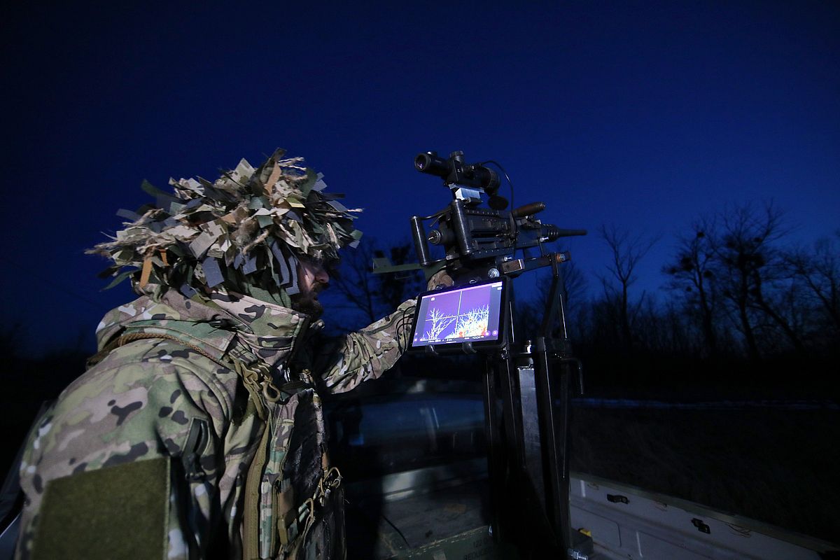 Робота мобільної групи протиповітряної оборони у Харкові / Фото: Укрінформ