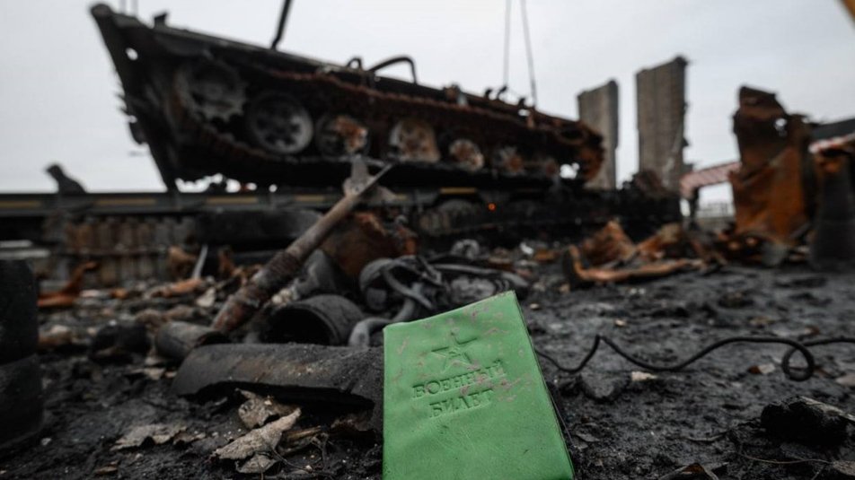 Херсонщина. Сожженная техника РФ / Фото: Херсонская ОВА