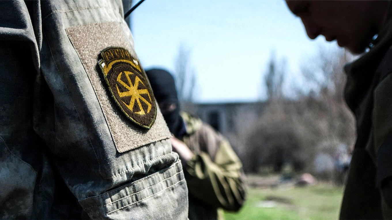 Ультраправый символ, используемый российской диверсионно-штурмовой разведывательной группой "Русич" / Фото из открытых источников