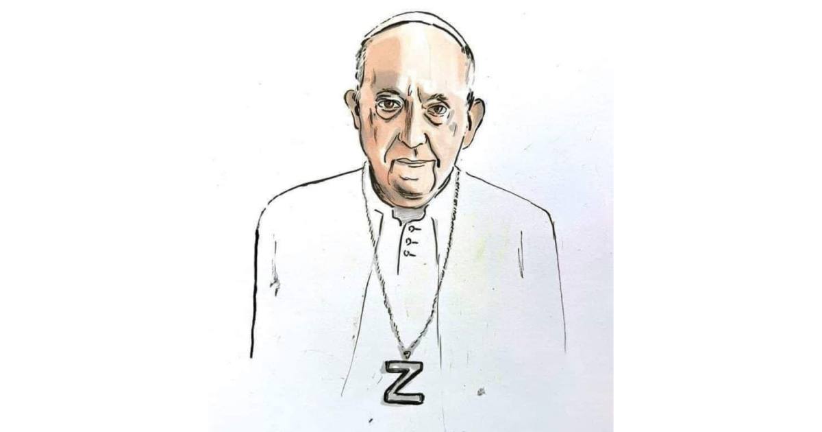 Карикатура на Папу Римского Франциска / Фото из открытых источников