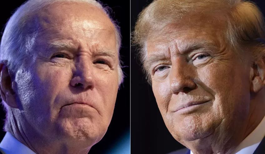 Президент США Джо Байден и экс-президент Дональд Трамп / Фото: AP