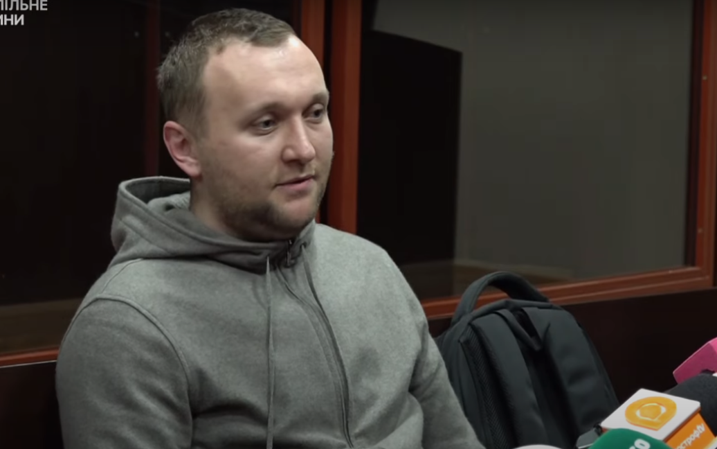 Роман Гринкевич на заседании суда / Фото: Суспільне