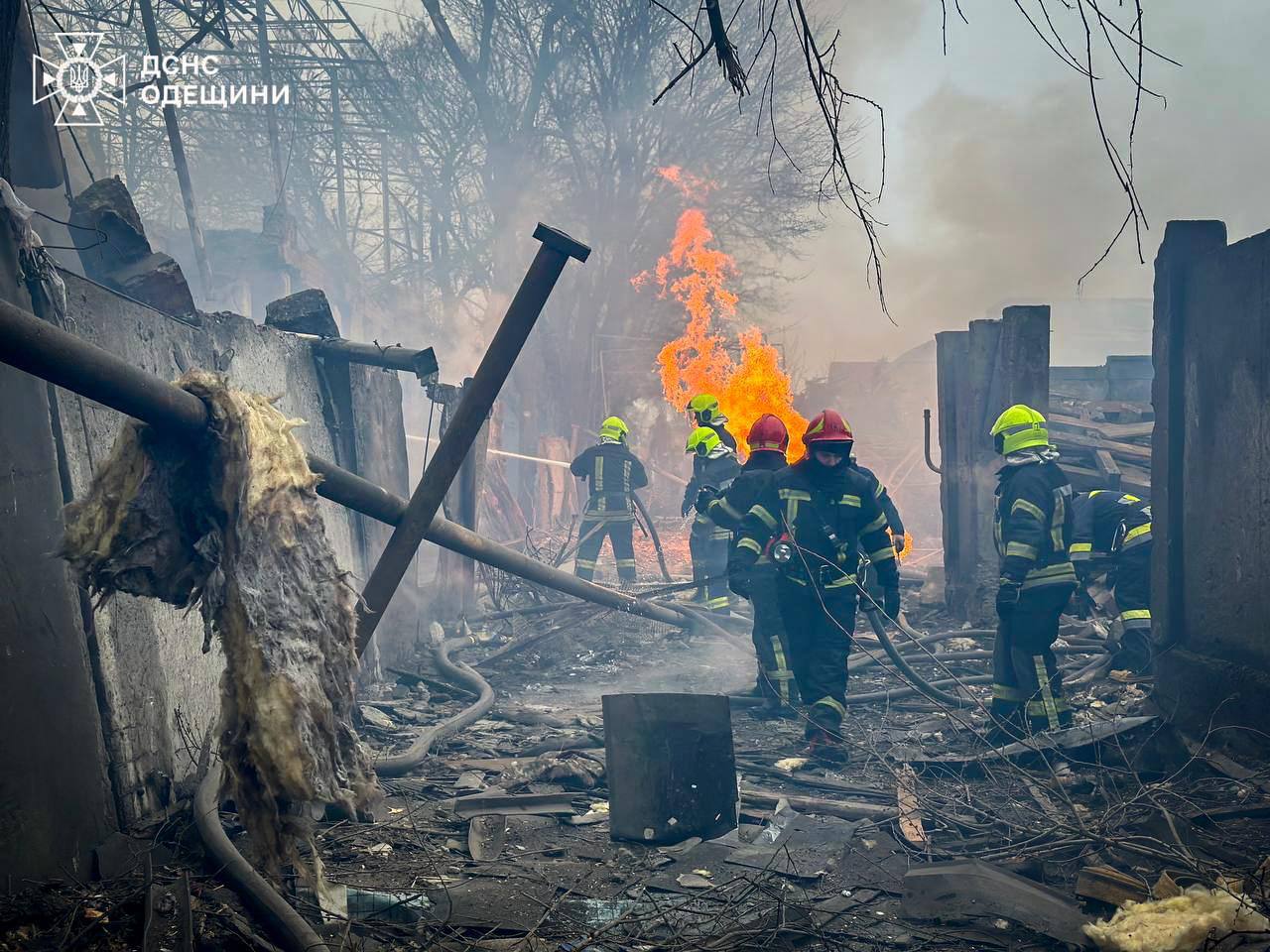 Наслідки ворожої атаки / ДСНС