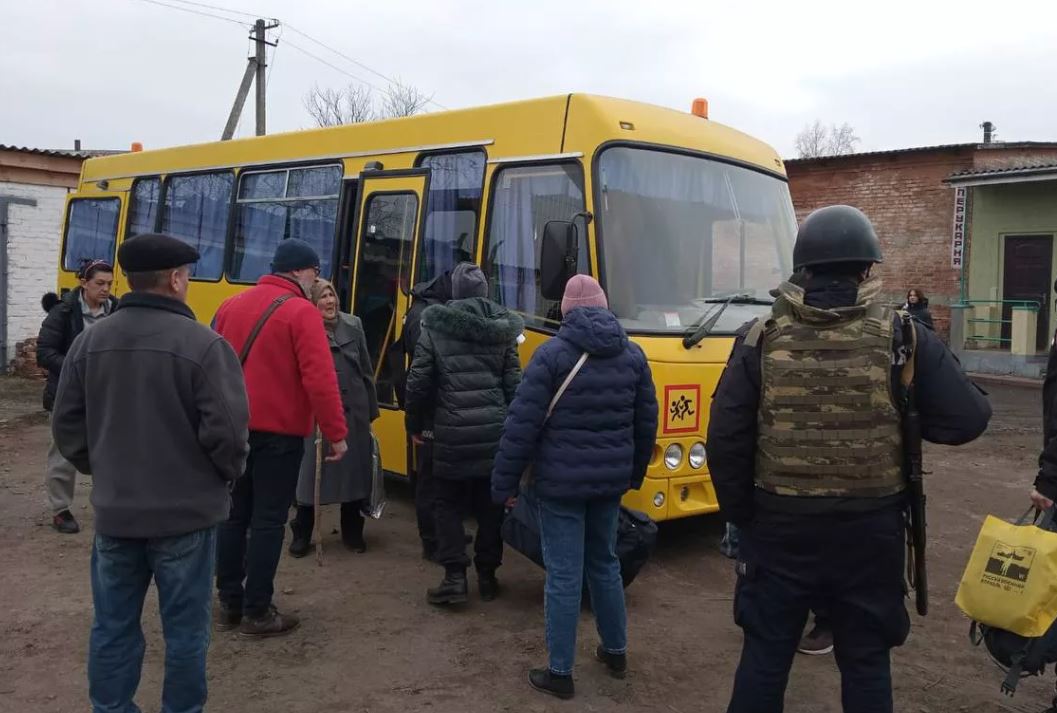 Евакуація з прикордонних населених пунктів Сумщини / Фото: Сумська ОВА