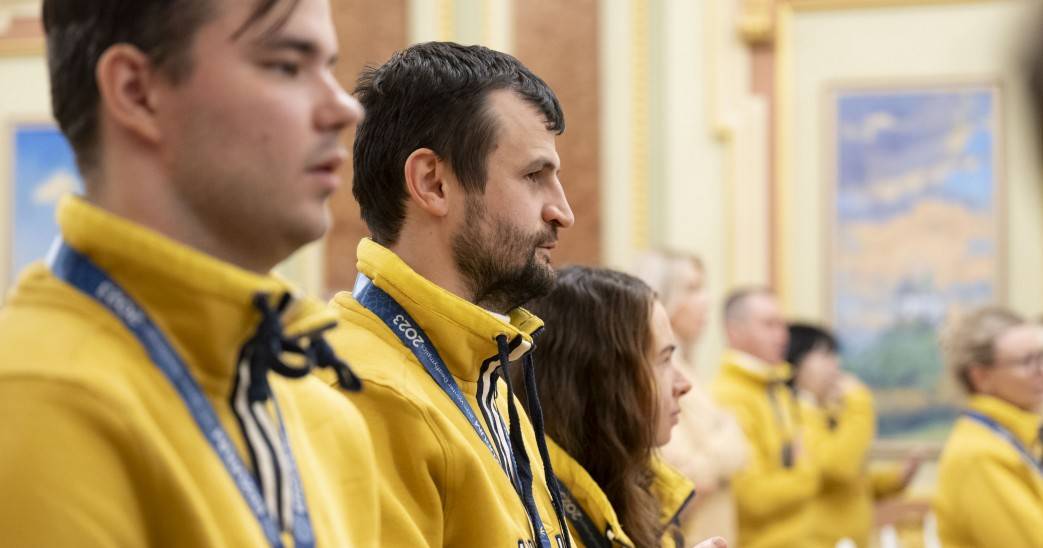 Вручення Президентом України державних нагород спортсменам – переможцям та призерам ХХ зимових Дефлімпійських ігор / Фото ОПУ