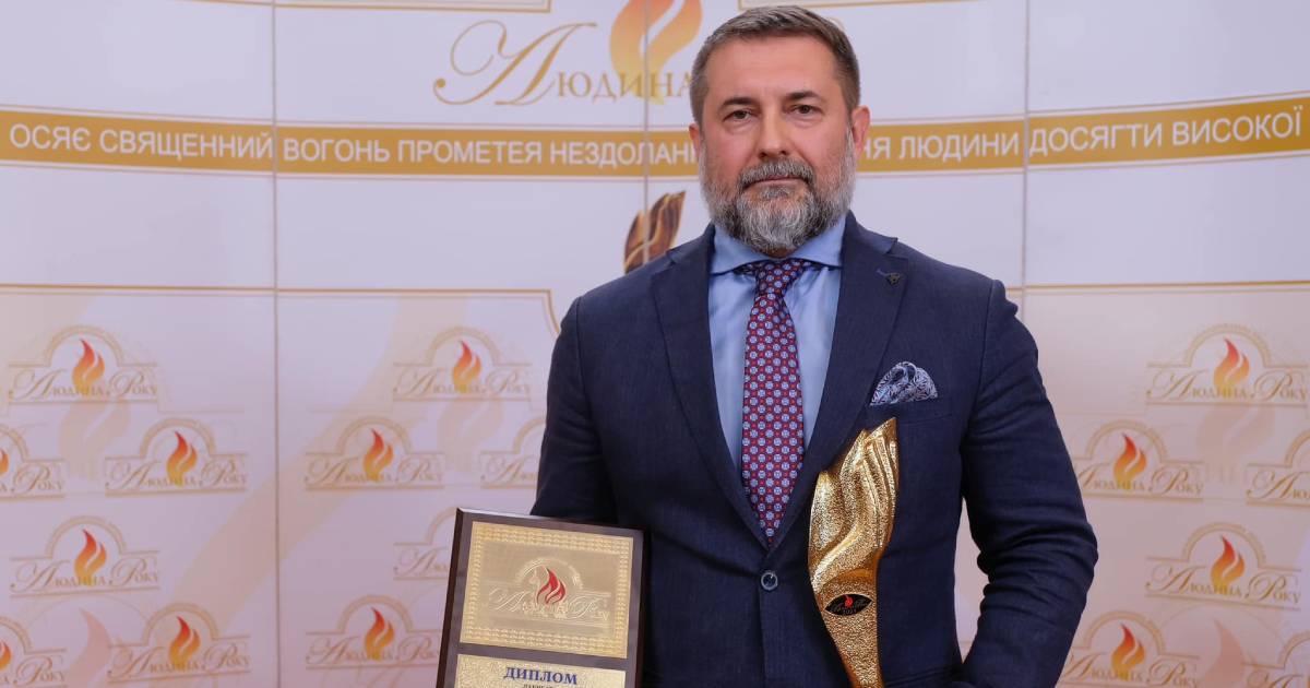 Сергій Гайдай на врученні премії "Людина року - 2023" / Фото Facebook С.Гайдай