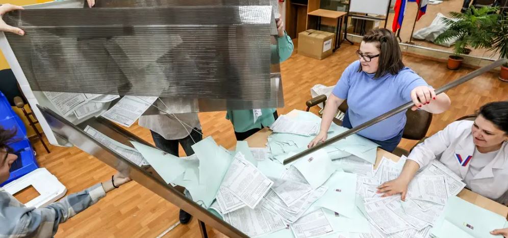 Подсчет голосов после выборов в РФ / Фото: ТАСС