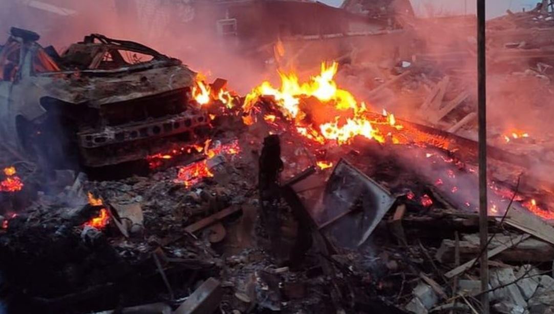 Последствия удара по Волчанску, 17 марта / Фото: ГСЧС