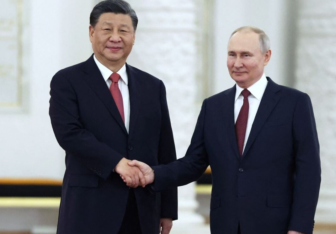 Си Цзиньпин и Владимир Путин в Москве / Фото: Reuters