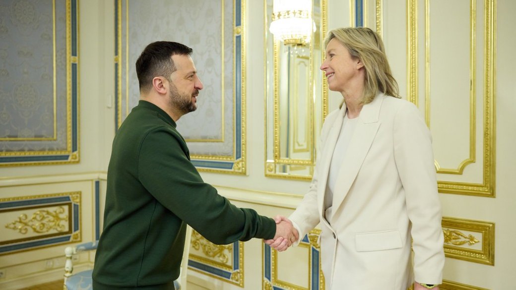 Кайса Оллонгрен та Володимир Зеленський / ОПУ