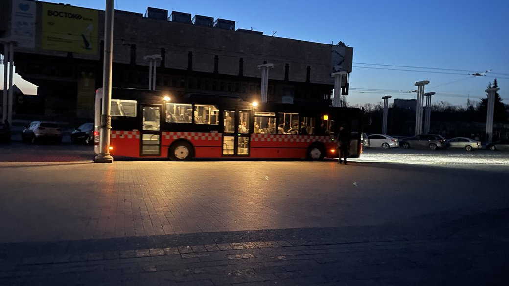 Знеструмлений Харків, 22 березня 2024 року / Фото Суспільне Харків