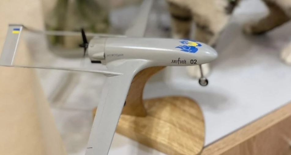 Макет українського ударного БПЛА "Лютий" / Фото: DEFENSE EXPRESS