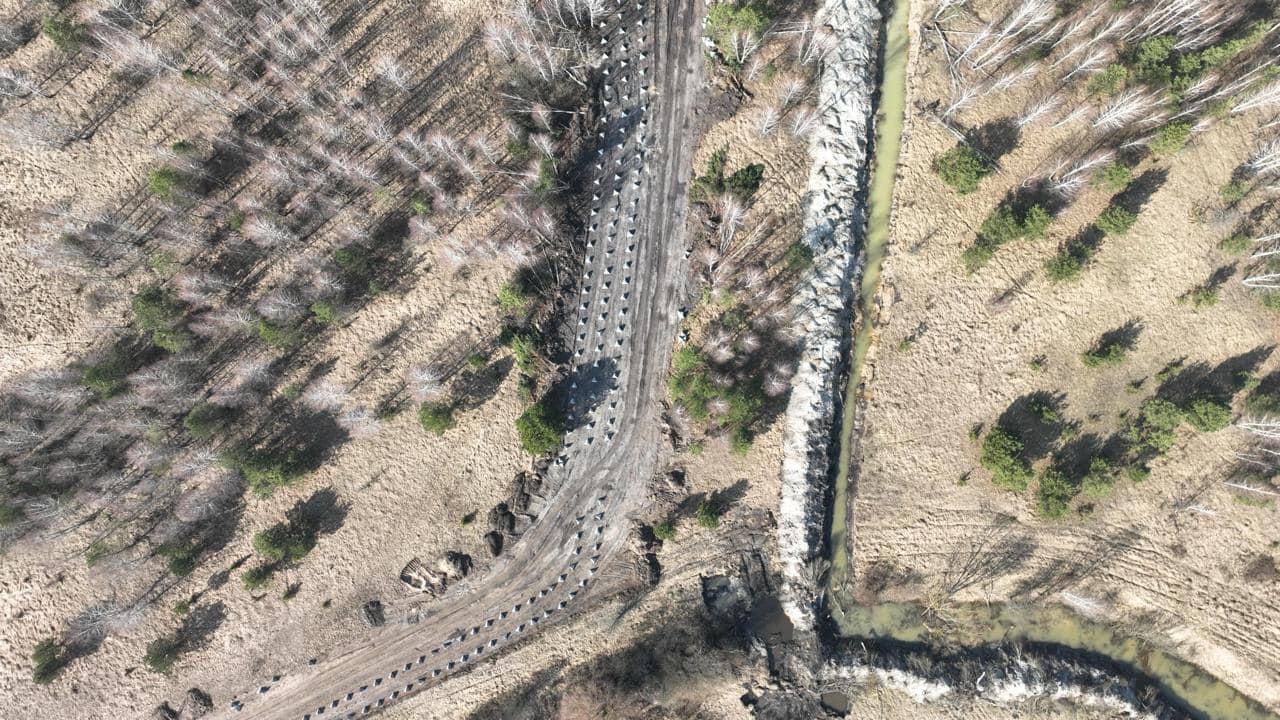 Укрепления на Киевском направлении / Фото: Киевская ОГА