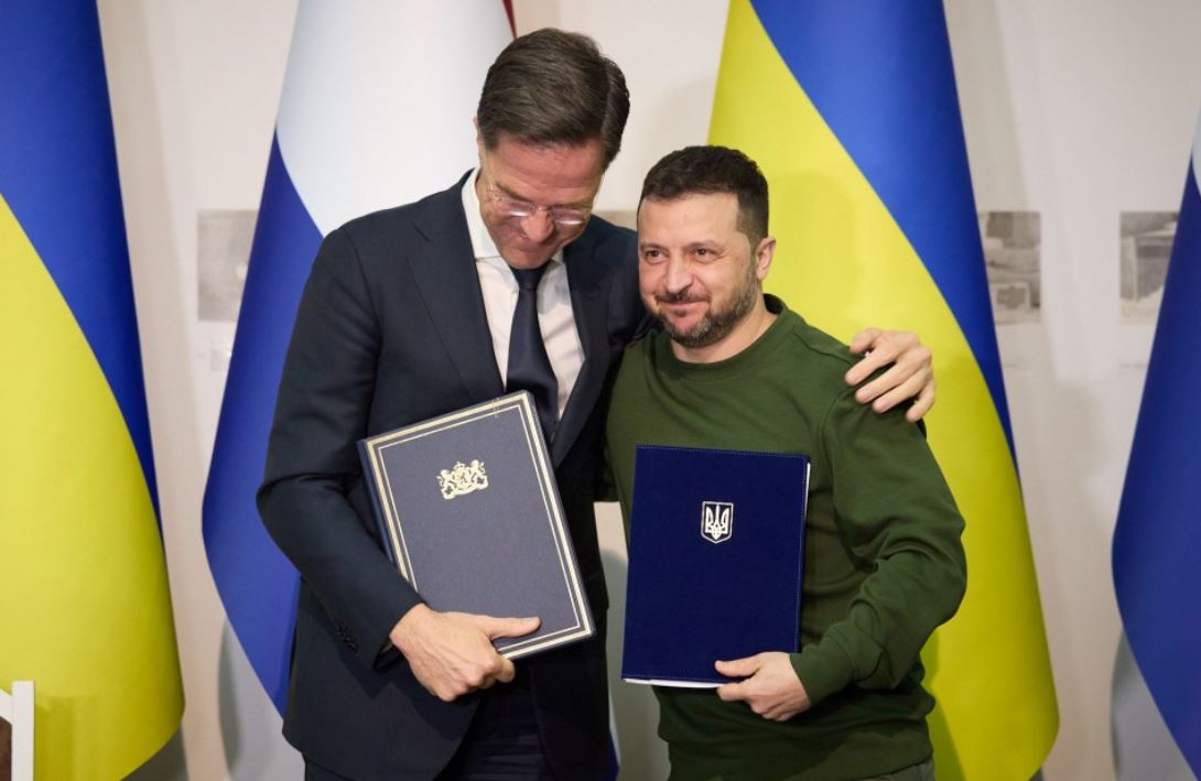 Президент України Володимир Зеленський і прем’єр-міністр Нідерландів Марк Рютте / Фото: ОП