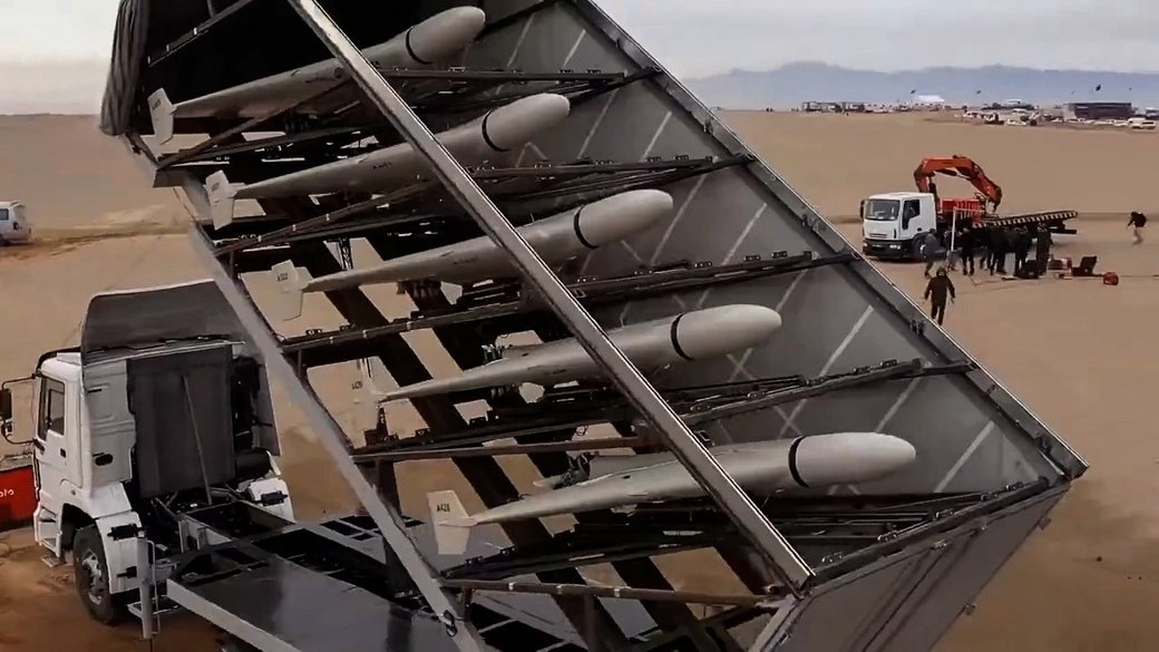 Демонстрація роботи іранських безпілотників Shahed / Фото: Iran's Military Achievements Media